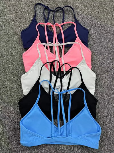 2025 Sports Bra Women Gym Yoga Sport Bra Bralette Mujer Brassiere Fitness Female Luxury White Blue Navy Workout Top Red Pink New