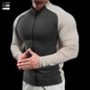 2024 New Men Sportswear Fitness Top Gym Jacket Quick-drying Breathable Slim Long-sleeved T-shirt Running Training Clothes Autumn