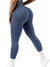 Ribbed Leggings Women Seamless High Waist Sexy Push Up Butt Yoga Pants Gym Fitness Legging Tummy Control Workout Running Tights