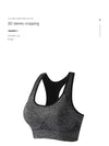 Women's Workout Sports Bras Fitness Backless Padded Ivy Low Impact Bra Yoga Crop Tank Top