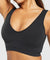 Sports Bra  Seamless Halter Neck Strap Bra Open Back Fitness Yoga Top Bras Support Women Workout Gym Crop Top