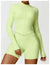 Women's Outdoor Running Fitness Jacket T-shirt Stand Collar Long Sleeve Zipper Yoga Shirts Solid Gym Push Up Workout Tops New