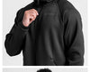 Men's Zipper Hooded Sweatshirt Gym Workout Hoodies Spring and Autumn Loose Fitness Hoodies Sports Casual Zipper Jacket Clothing