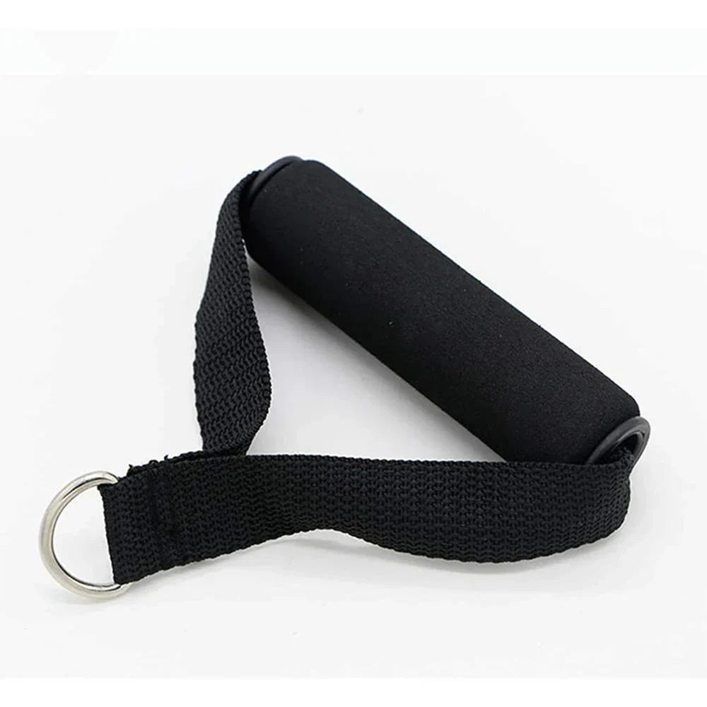 1pc Extra Wide Foam Grips Gym Handle For Yoga Fitness Crossfit Lifting Pulling Workout Heavy Duty D-ring Pull Rope Accessories
