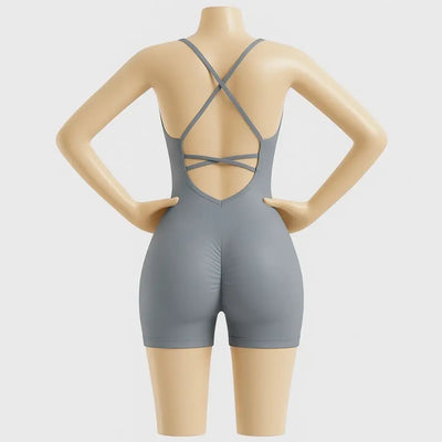 Fitness Leggings Women Yoga Bodysuit Shorts Lift Butt Slim Fit Women Jumpsuit Sportswear High Waist Breathable Sports Underwear