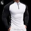 2024 New Men Sportswear Fitness Top Gym Jacket Quick-drying Breathable Slim Long-sleeved T-shirt Running Training Clothes Autumn