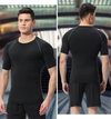 Men's T Shirt Outdoor Training Fitness Gym Jogging Running Sweatshirt Bat/-Man Compression Shirts Tight Elastic Breathable