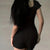 Europe and the United States comfortable fitness wear women's jumpsuit generous collar lift hip slim sexy shorts