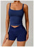 Women's fitness shorts  high-waisted buttock-lifting  tight  quick-drying  sporty yoga three-quarter shorts