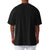 Men's Running T-Shirts Oversized Fitness Half Sleeve T Shirt Summer Gym Muscle Up Mesh Quick Dry Breathable Loose Sport Clothing