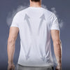 Men Fitness Gym t-Shirt Quick Dry Sport Running Shirts Man Short Sleeve Bodybuilding Top Training Football Jersey Man Sportswear