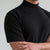 Men T-shirts Summer Fitness Short Sleeve Tees High Collar Basic T-shirt Base T Shirt for Men's Tops camisa masculina 짝퉁명품 남성의류