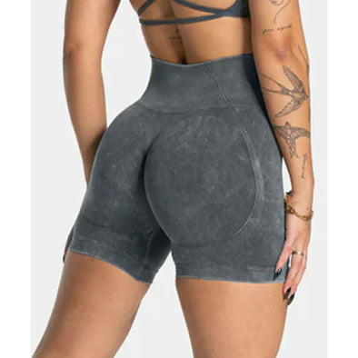 Women Yoga Shorts High Waist Workout Shorts Fitness Yoga Lift Butt Fitness Ladies Yoga Gym Running Short Pants Sportswear