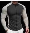 2024 New Men Sportswear Fitness Top Gym Jacket Quick-drying Breathable Slim Long-sleeved T-shirt Running Training Clothes Autumn
