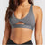 Women Sports Bra High Support Yoga Brassiere Padded Push Up Running Tank Top Workout Underwear