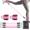 Ankle Straps Resistance Bands Set Fitness Workout Exercise Equipment Ankle Weight Yoga Elastic Fitness Band For Gym Man Woman