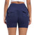 Womens Workout Shorts with Pockets Scrunch Butt Gym Biker Shorts High Waisted Booty Cargo Pants Yoga Running Leggings Activewear