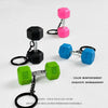 2025 New Barbell Keychain DlY Silicone Dumbbell Keychain Gym Gifts for Gym Lovers Fitness Trainer Gift Backpack Car Key Pendant