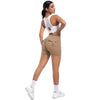 Womens Workout Shorts with Pockets Scrunch Butt Gym Biker Shorts High Waisted Booty Cargo Pants Yoga Running Leggings Activewear
