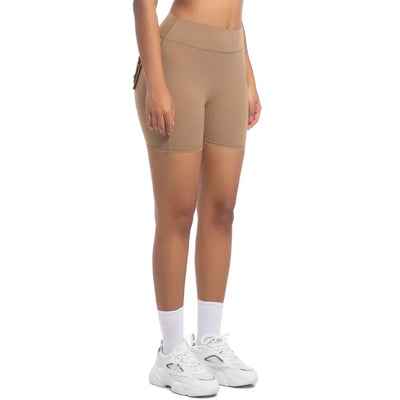 Womens Workout Shorts with Pockets Scrunch Butt Gym Biker Shorts High Waisted Booty Cargo Pants Yoga Running Leggings Activewear