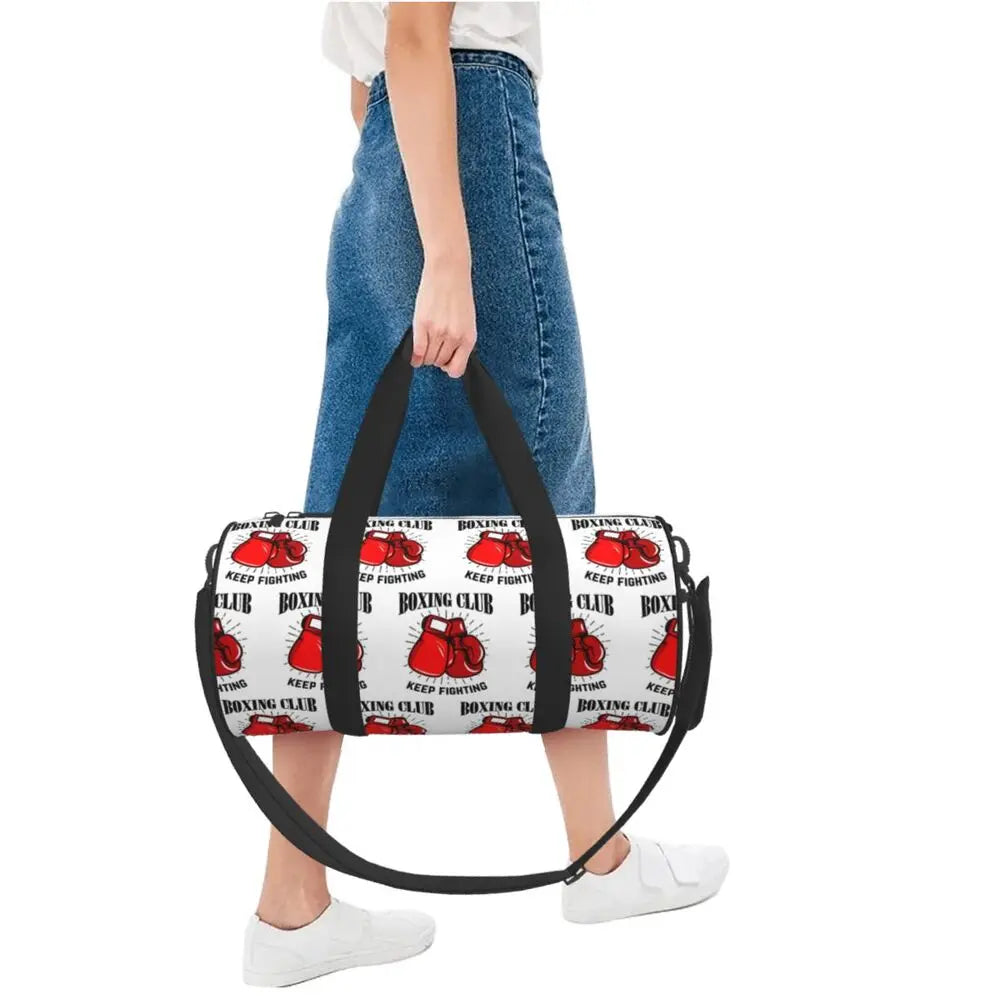 Boxing Kickboxing Sports Bags Training Gym Bag Gym Accessories Novelty Handbags Men's Custom Portable Fitness Bag