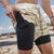 2025 Men Running Shorts New 2 In 1 Double-deck Sport Shorts Gym Fitness Short Pants Training Jogging Bottom Men's Clothing