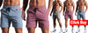 Men Sport Shorts  Sportswear Double-deck Running Shorts 2 In 1 Beach Bottoms Summer Gym Fitness Training Jogging Short Pants Men