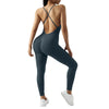 Jumpsuit Women One-piece Outfit  Sleeveless Square Neck  Bodysuit  Casual Streetwear Playsuits Sport Fitness Jumpsuit Women