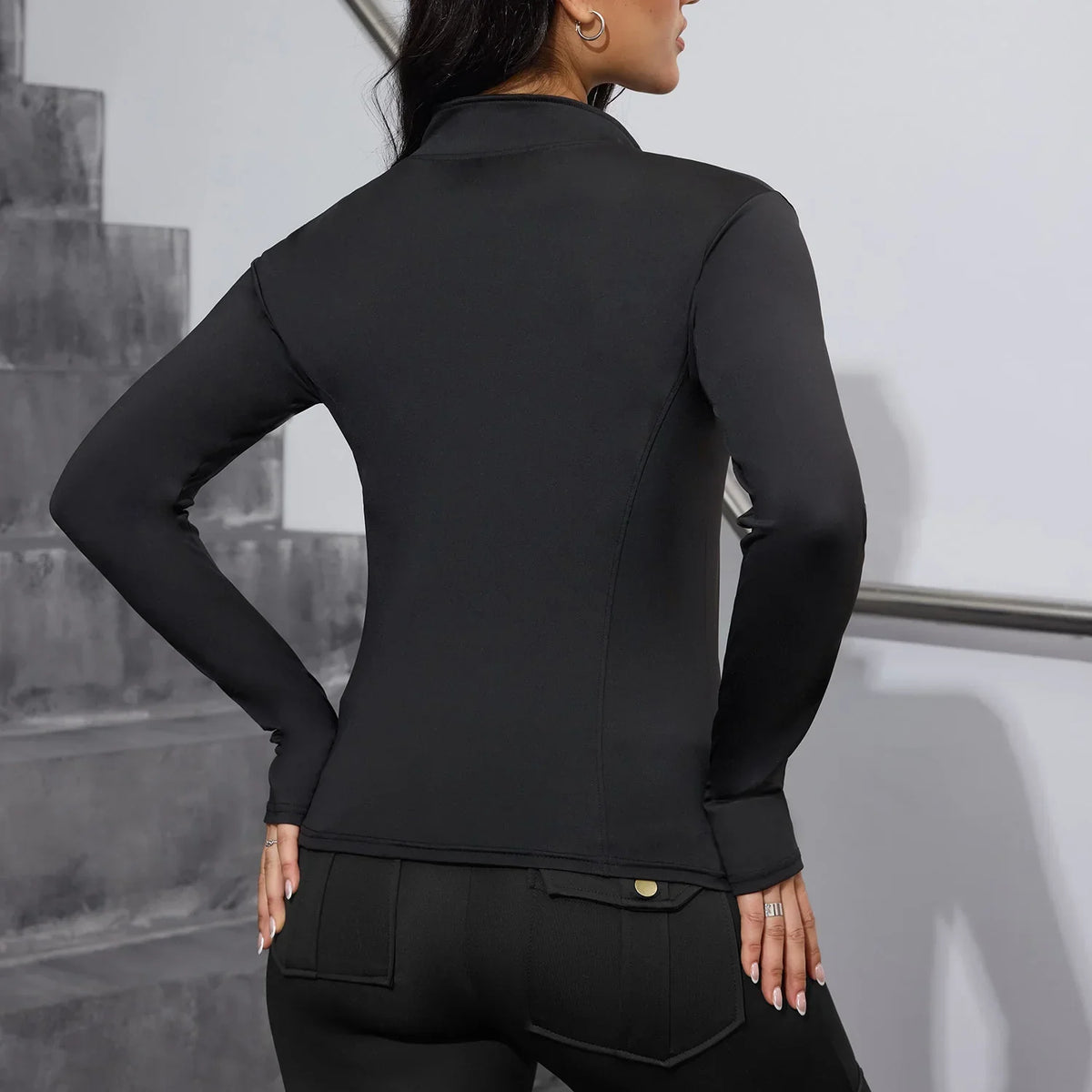 Women's Jacket Quick-drying Sun Protection Sport Coat Women's Tight Yoga Wear Long Sleeve Cardigan Running Fitness Jacket Zipper