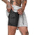 2025 Men Running Shorts New 2 In 1 Double-deck Sport Shorts Gym Fitness Short Pants Training Jogging Bottom Men's Clothing