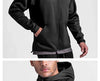 Men's Zipper Hooded Sweatshirt Gym Workout Hoodies Spring and Autumn Loose Fitness Hoodies Sports Casual Zipper Jacket Clothing