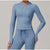 Women Sports Zipper Jacket Yoga Long Sleeved Shirts Summer Sun Protection Clothing Fitness Running Gym Tops UV Resistant Coat