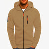 Men's hooded jacket Casual long-sleeved hoodie Zipper Gym sports hoodie Spring and Autumn
