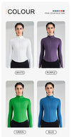 Women's Sports Fitness Long Sleeve Jacket New Yoga Clothing Tops Gym Tight Training Clothing Quick Dry Running Jacket
