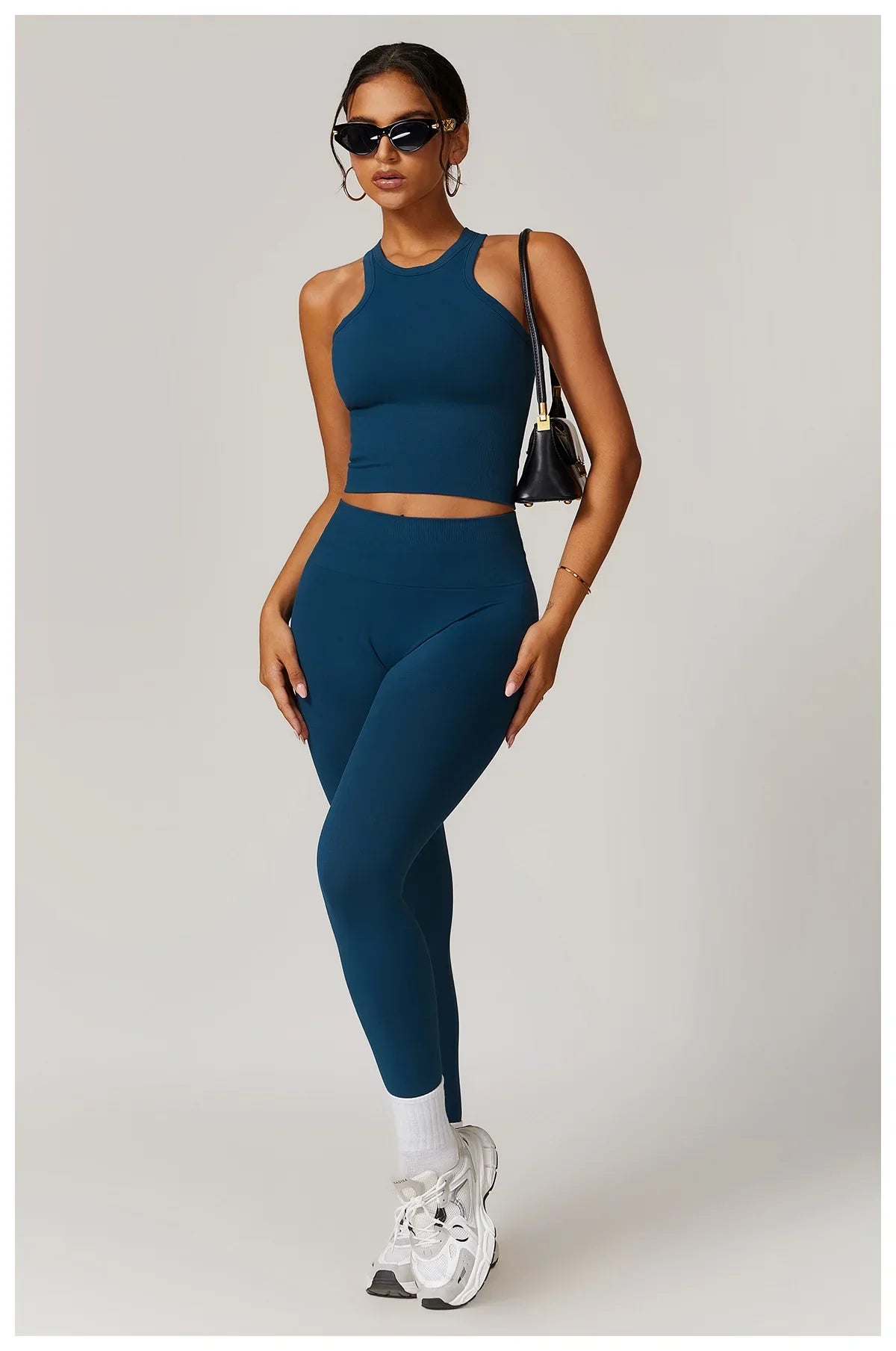 New Yoga Leggings Women Fitness Trouser High Waist Lifting Hip Cycling Running Sport Pants Activewear Gym Stretch Fitness Pants