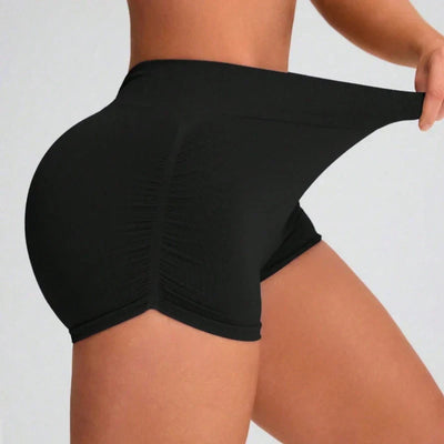 Women Yoga Shorts Fitness Workout Shorts Elastic Waist Summer Biker Shorts Athletic Shorts Gym Running Short Pants Sportswear