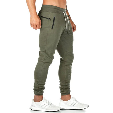 Men's Lightweight Gym Jogger Pants Breathable Hiking Jogging Runing Stretch Exercise Workout Sweatpants with Zipper Pocket Pants