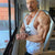 Men's Muscle Fitness Vest Breathable Quick-Dry Gym Workout Tank Top for Summer Running Bodybuilding Trendy Casual Sportswear