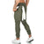 Men's Lightweight Gym Jogger Pants Breathable Hiking Jogging Runing Stretch Exercise Workout Sweatpants with Zipper Pocket Pants