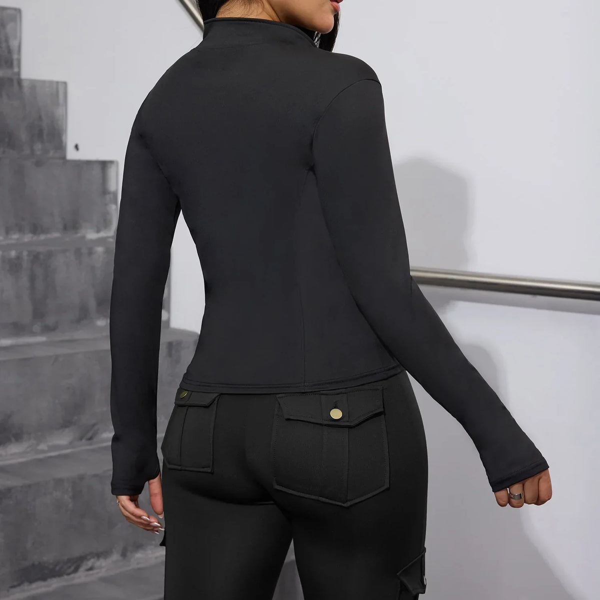 Women's Jacket Quick-drying Sun Protection Sport Coat Women's Tight Yoga Wear Long Sleeve Cardigan Running Fitness Jacket Zipper