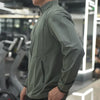 New Men Fitness Running Jacket Spring and Autumn Gym Outerwear Loose Casual Jogging Outdoor Stand-up Collar Tracksuit Sportswear