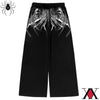 Unisex Streetwear Gym Pants Men Women Casual Drawstring Loose Fit Workout Wide Leg Trousers Jogger Alternative Fitness Fashion