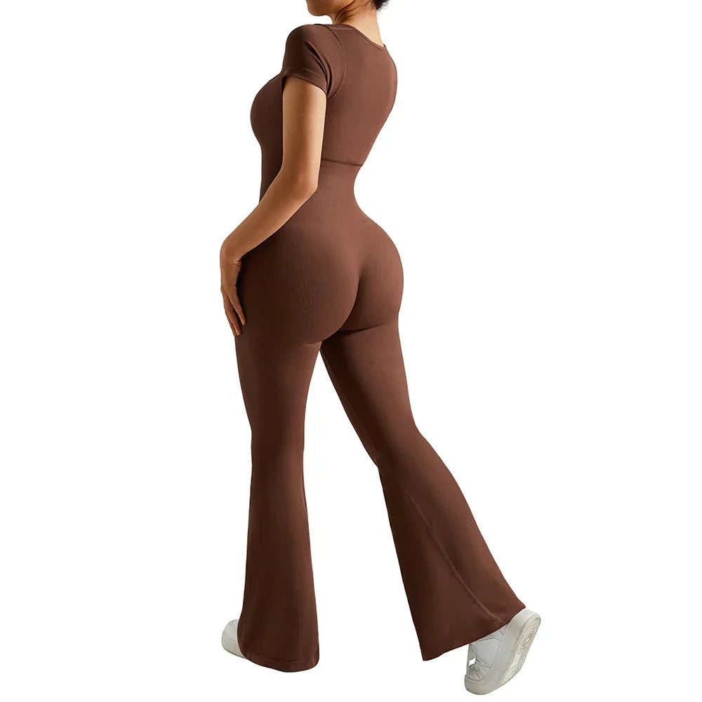 Gym Fitness Overalls Woman Sportswear Push Up Sporty  2024 Sport Sets Women Outfit Yoga Clothes Black Rompers Jumpsuits Women