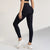 Women's Sports Fitness Leggings Seamless High Waist Stretch Solid Color Yoga Leggings Training Running Gym Quick Dry Breathable
