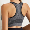 Women's Workout Sports Bras Fitness Backless Padded Ivy Low Impact Bra Yoga Crop Tank Top