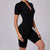Women‘s Sports Jumpsuits Sets Fitness Combination impact bodysuit Shorts Outdoors Gym Workout Sexy Sports Jumpsuit kit Clothes
