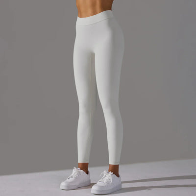Women Fitness Leggings Workout Gym Running Scrunch Leggings Sexy Back V High Waist Trousers Jogging Active Wear Tight Pants