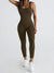 Fitness Seamless Jumpsuits Woman Sleeveless Thread Fashion Casual Outdoors Overalls for Women Corset One Pieces Pants Sets