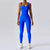 Fitness Seamless Jumpsuits Woman Sleeveless Thread Fashion Casual Outdoors Overalls for Women Corset One Pieces Pants Sets