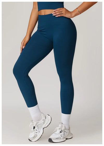 New Yoga Leggings Women Fitness Trouser High Waist Lifting Hip Cycling Running Sport Pants Activewear Gym Stretch Fitness Pants
